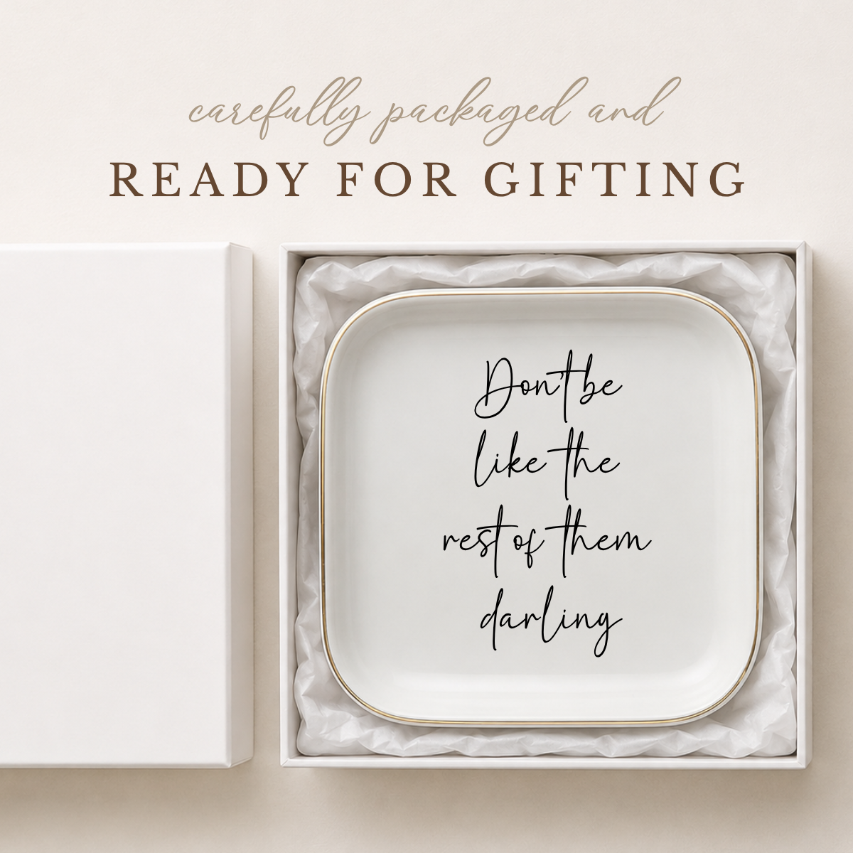 College Ring Dish – Dorm Keepsake Gift
