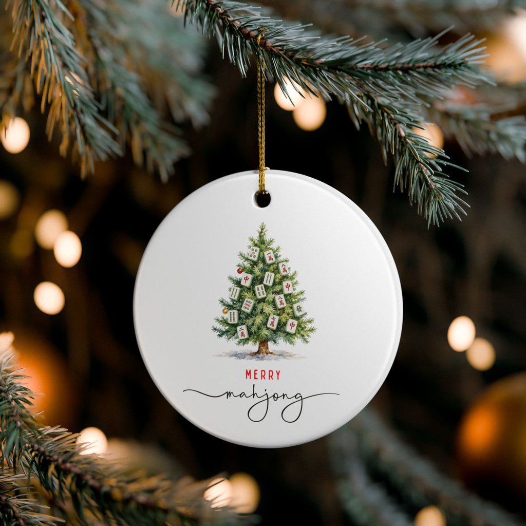 Merry Mahjong Ornament 2026