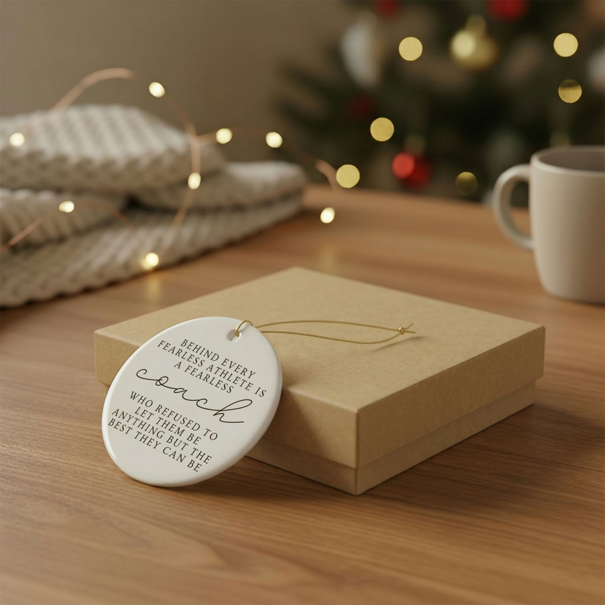 Coach Appreciation Ornament – End of Season Gift
