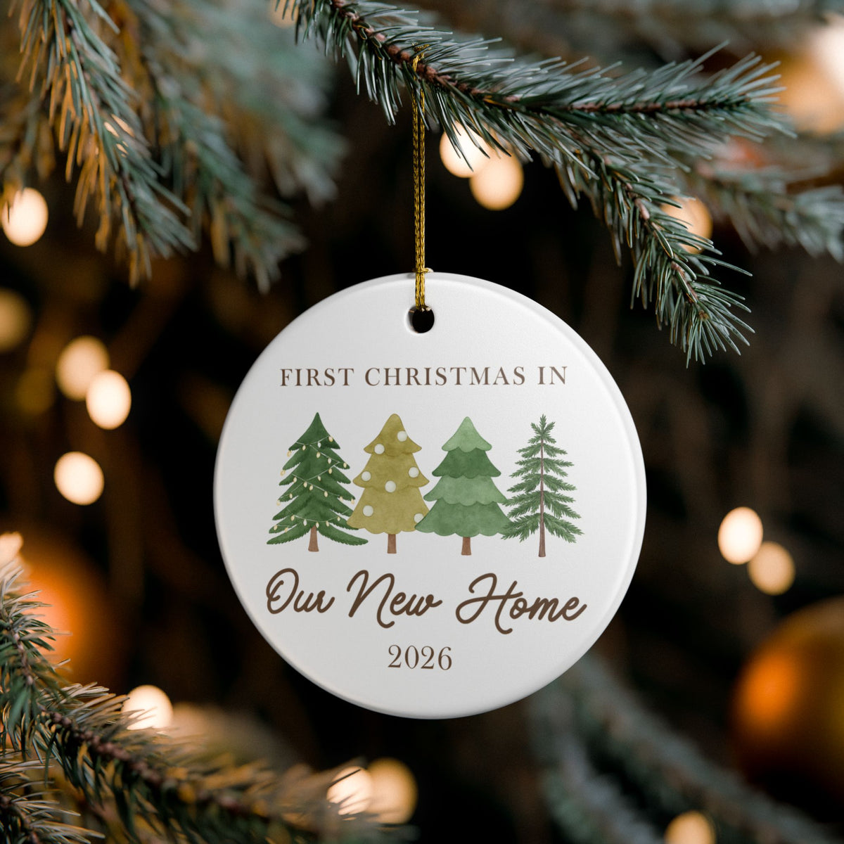 First Christmas in Our New Home 2026 Ornament