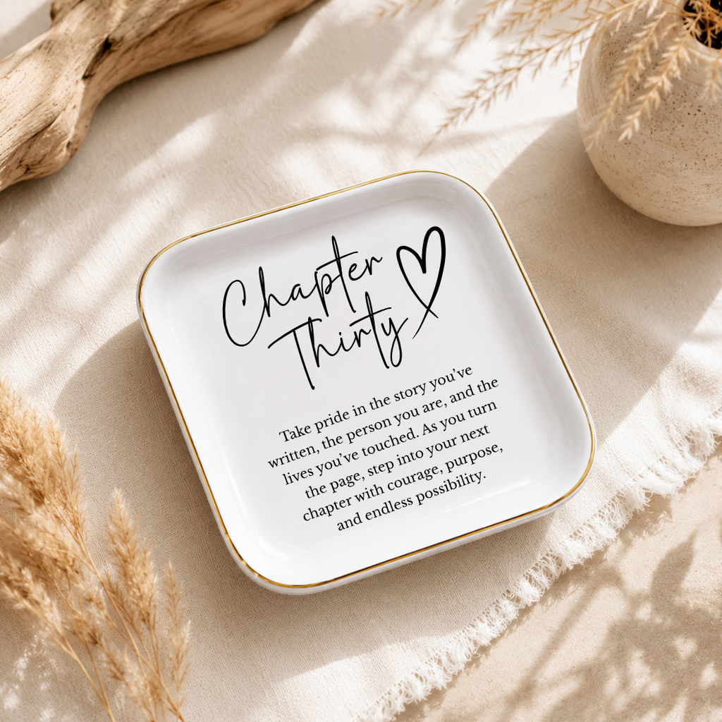 Chapter Thirty Ring Dish – 30th Birthday Gift