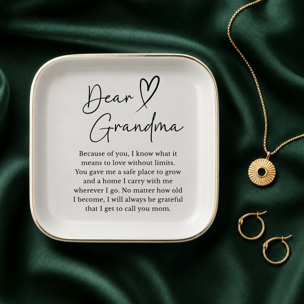 Grandma Jewelry Dish Gift for Grandma