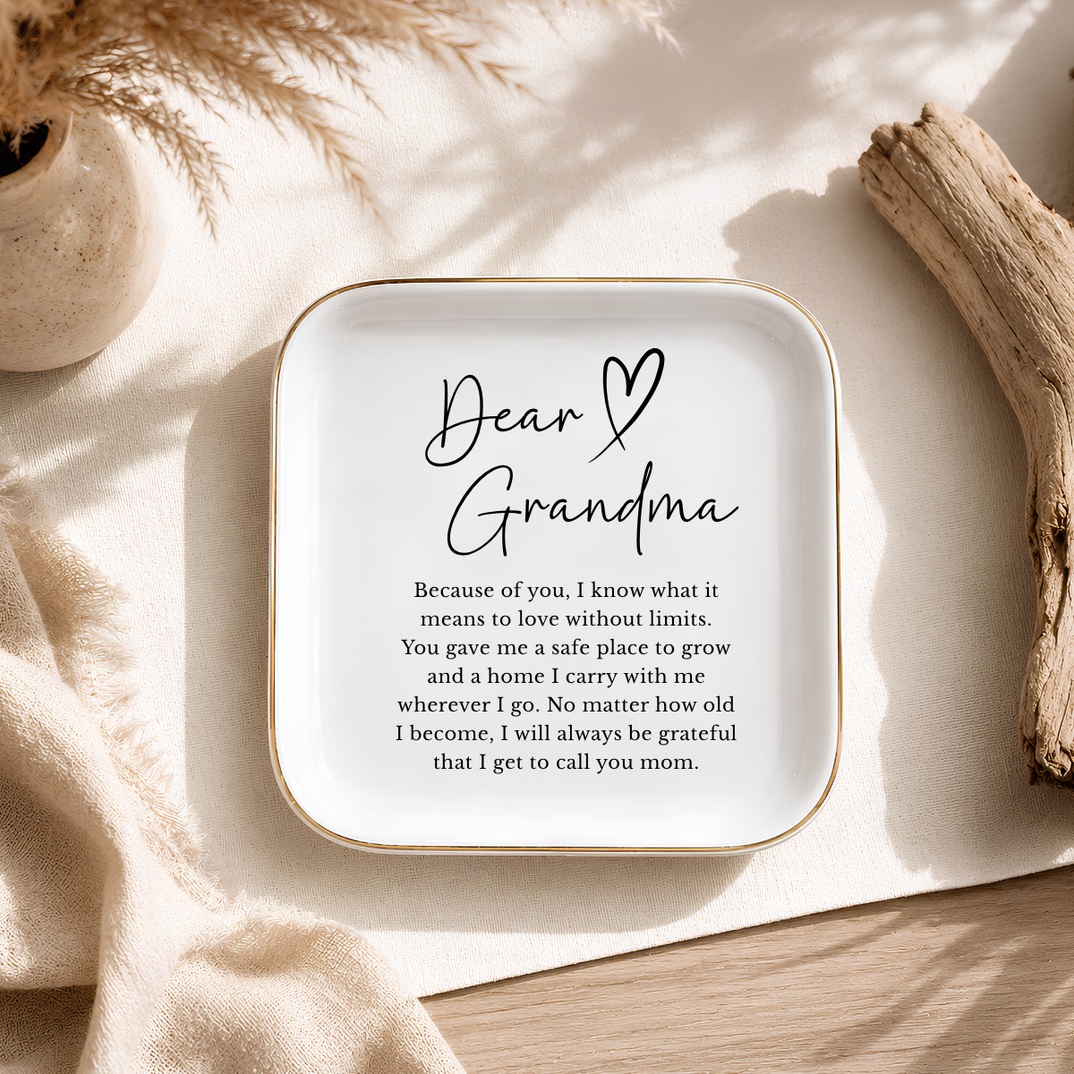 Grandma Jewelry Dish Gift for Grandma