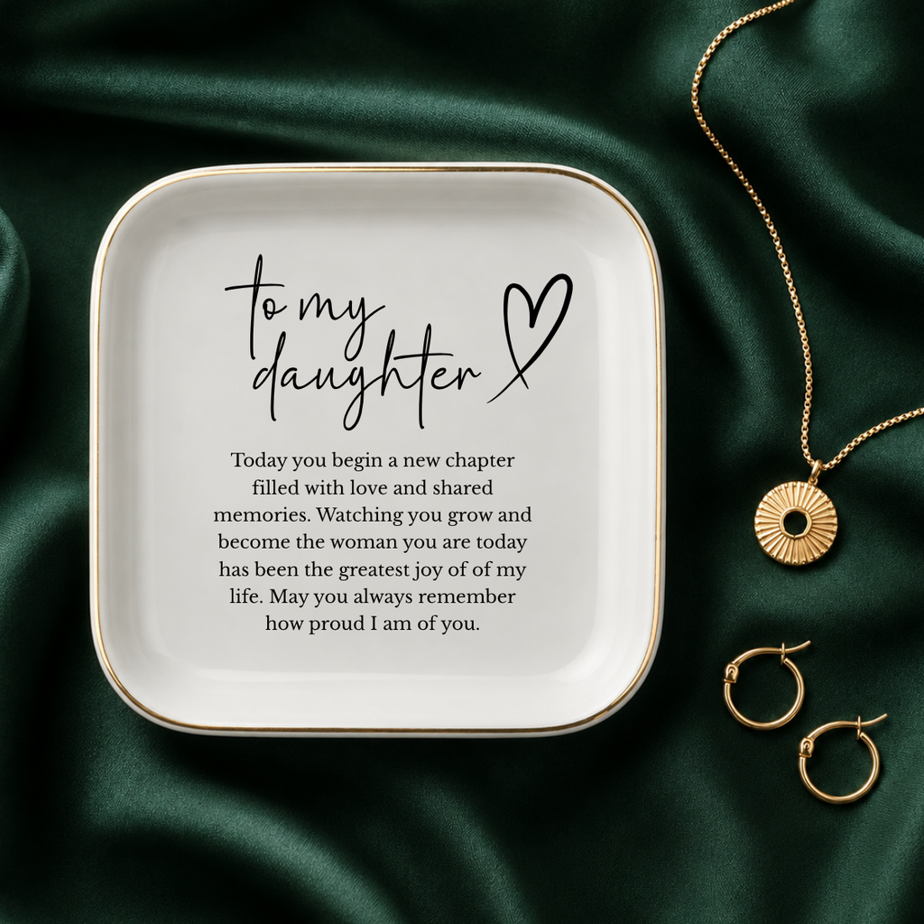 Ring Dish for Daughter – Gift From Mom Keepsake