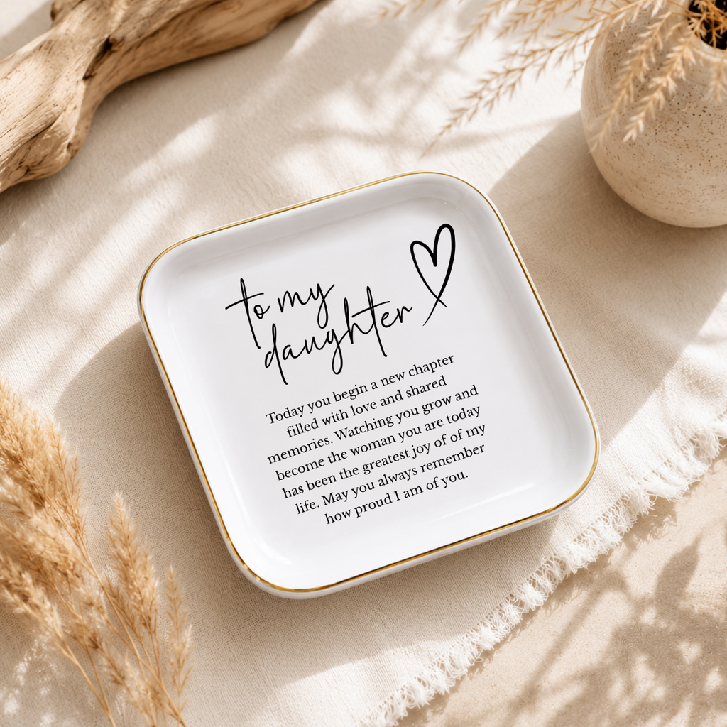Ring Dish for Daughter – Gift From Mom Keepsake