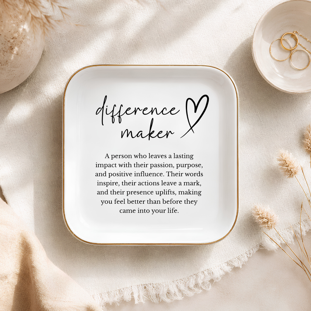 Difference Maker Ring Dish – Coworker and Mentor Thank You Gift