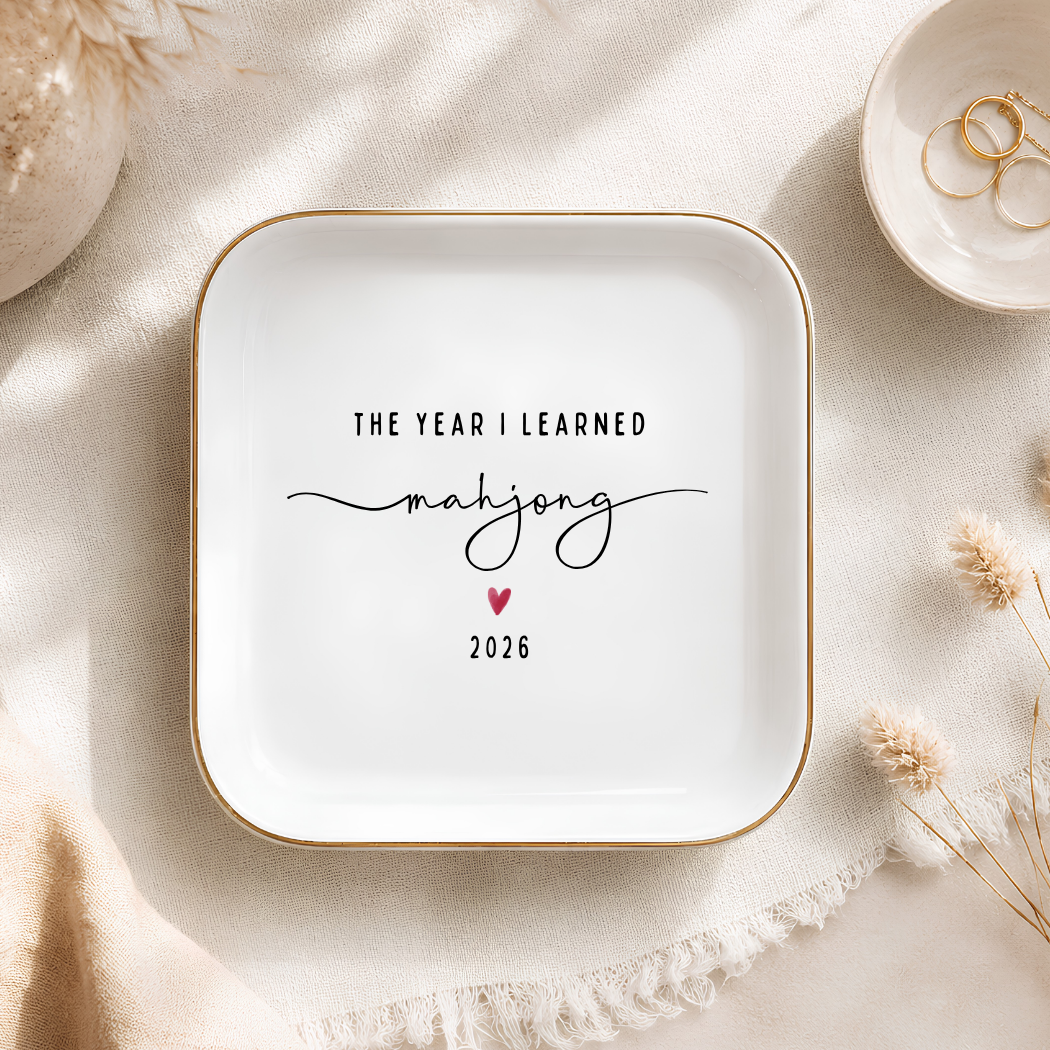 Mahjong Ring Dish – Gift for Mah Jong Lovers