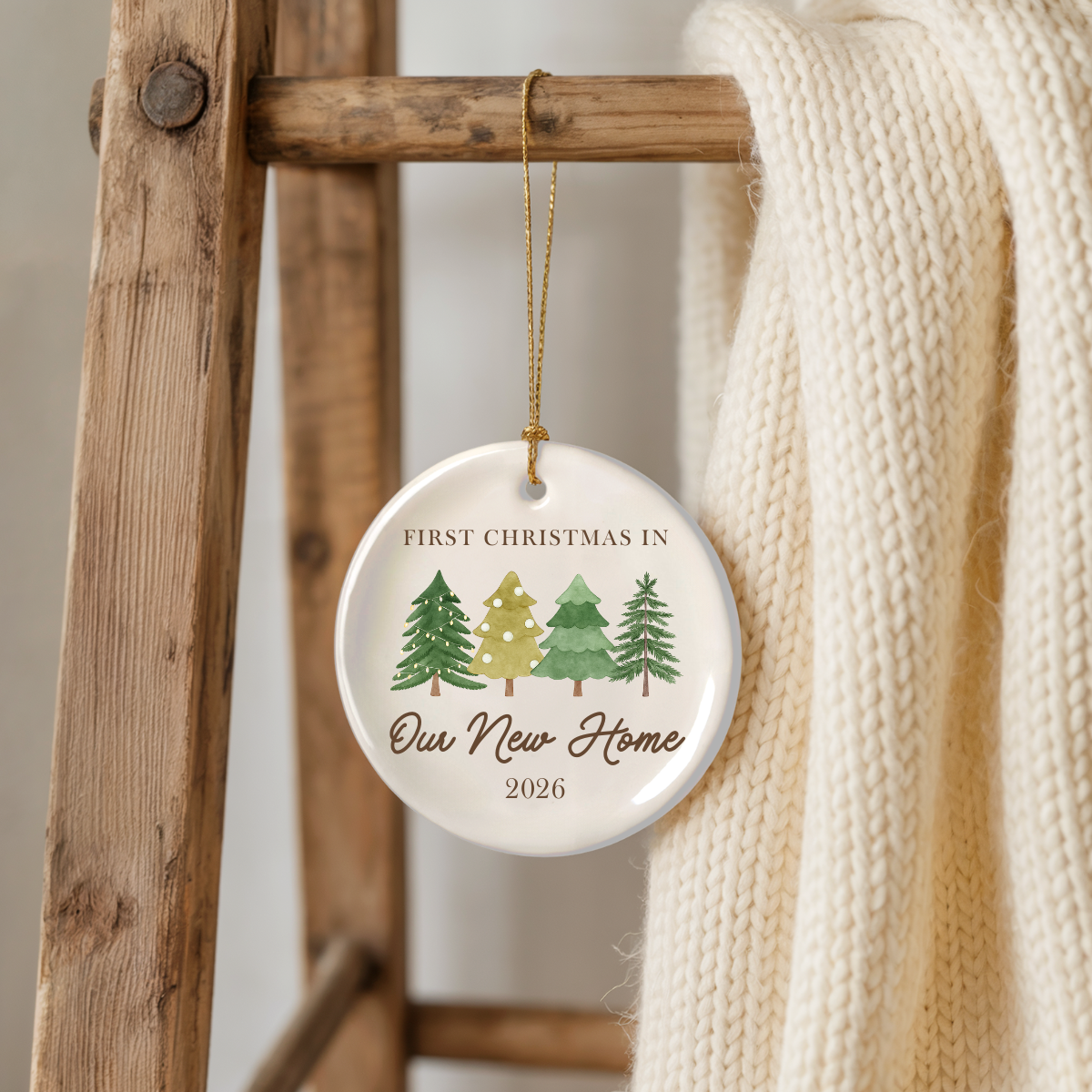 First Christmas in Our New Home 2026 Ornament