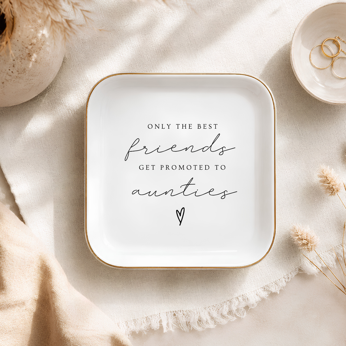 Friends to Aunties Jewelry Dish