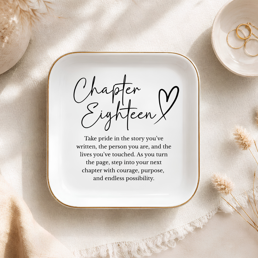 Chapter Eighteen Ring Dish – 18th Birthday Gift