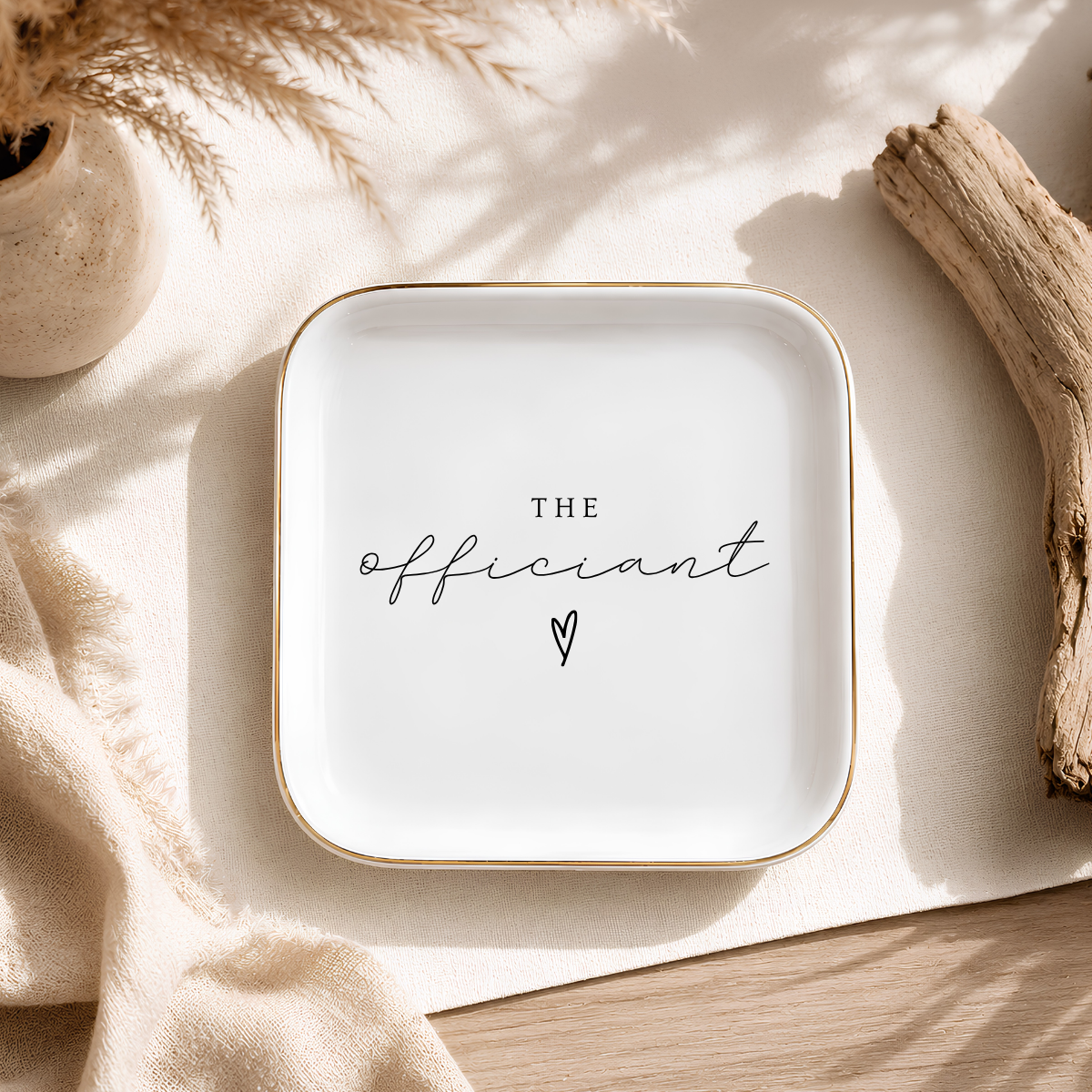 Officiant Ring Dish – Wedding Thank You Gift
