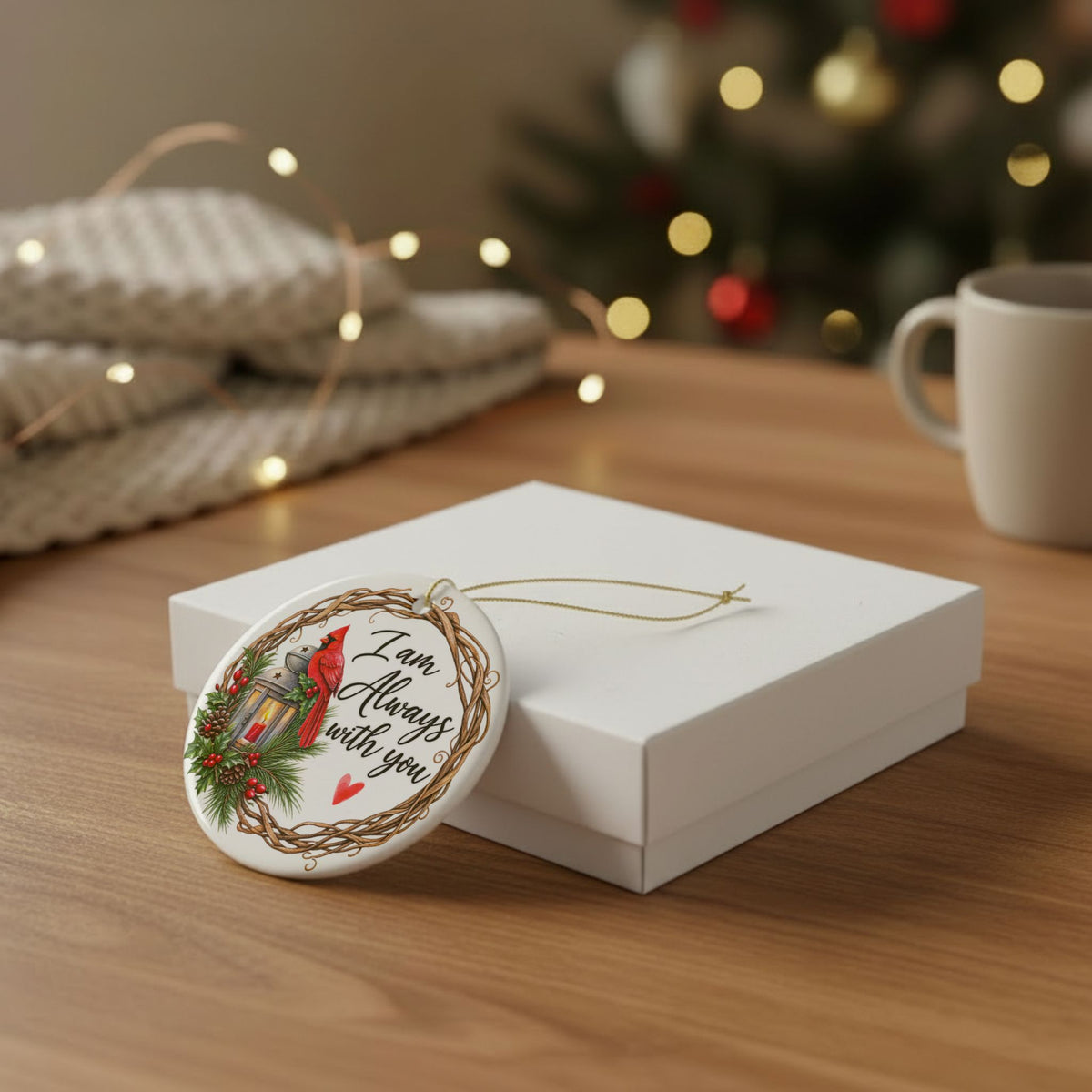 Cardinal Memorial Ornament – Always With You