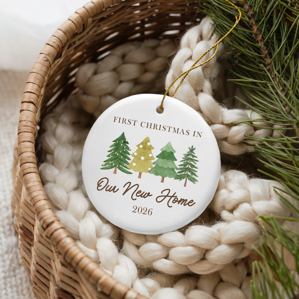 First Christmas in Our New Home 2026 Ornament