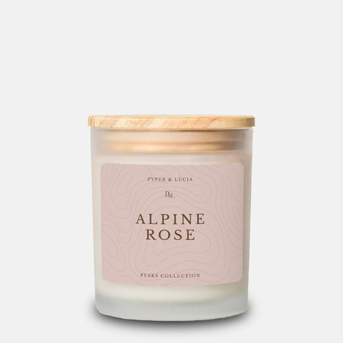 Alpine Rose Candle – Oakmoss + Amber