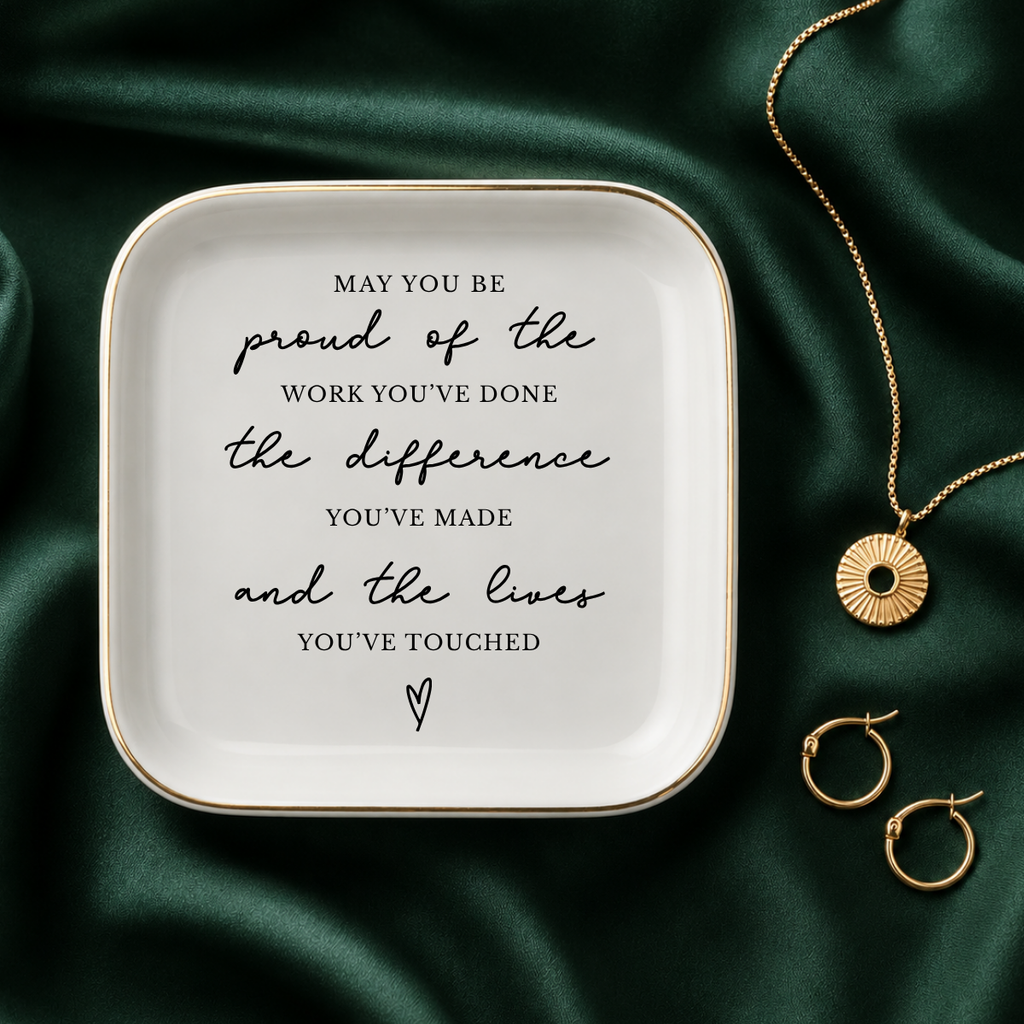 Retirement Jewelry Dish