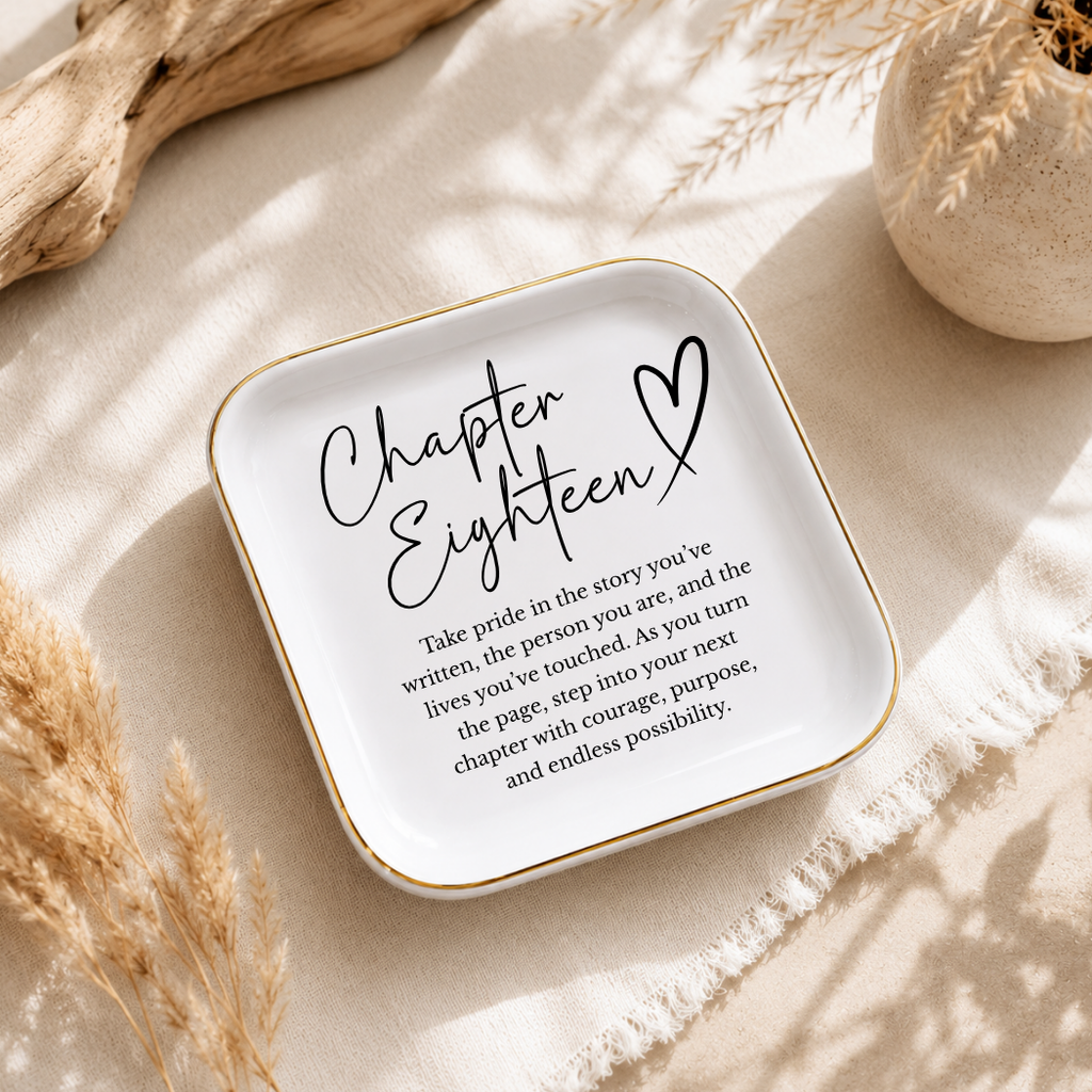 Chapter Eighteen Ring Dish – 18th Birthday Gift