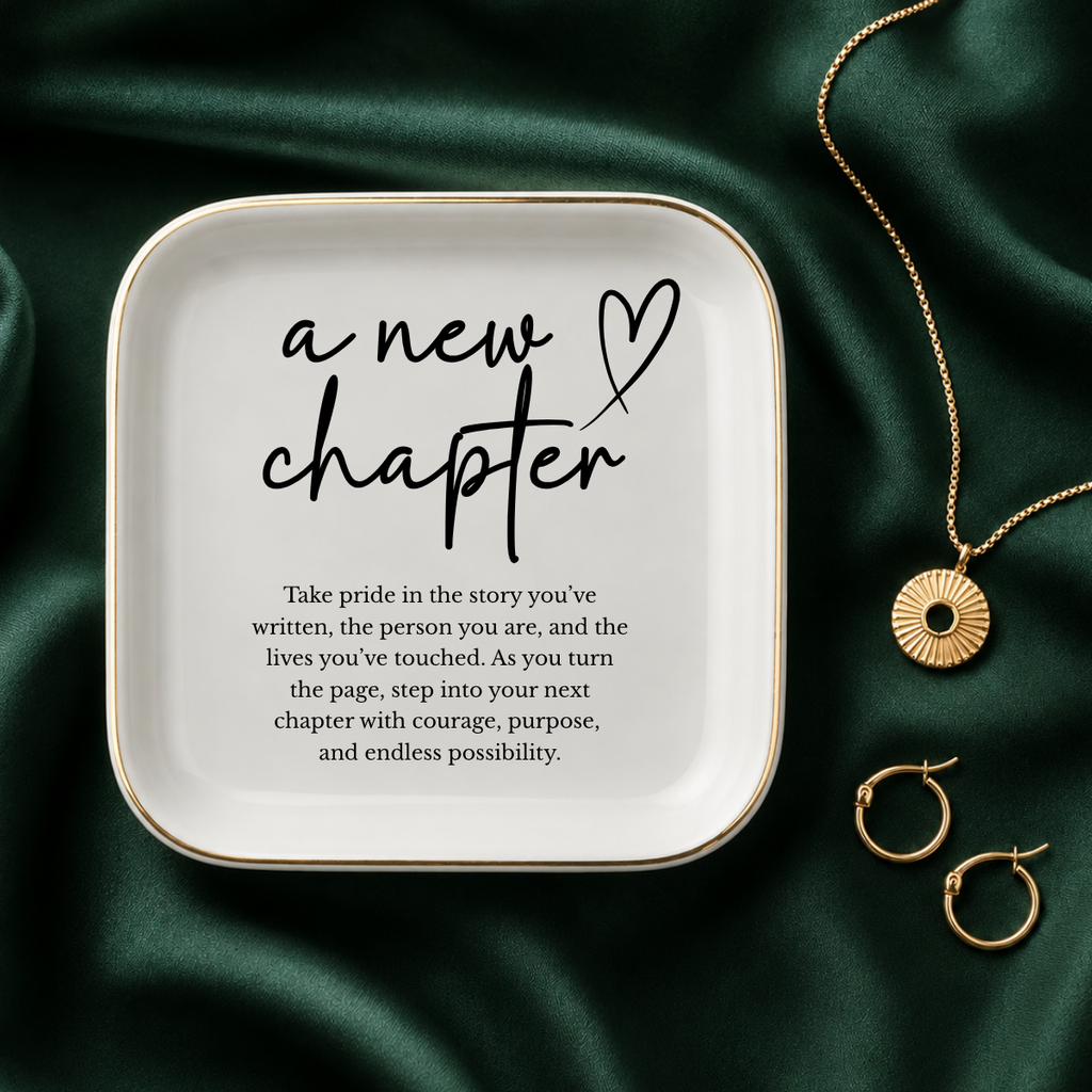 Personalized Retirement Ring Dish – A New Chapter