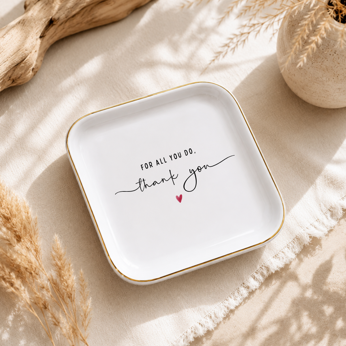 Thank You Ring Dish – Teacher and Coworker Appreciation Gift