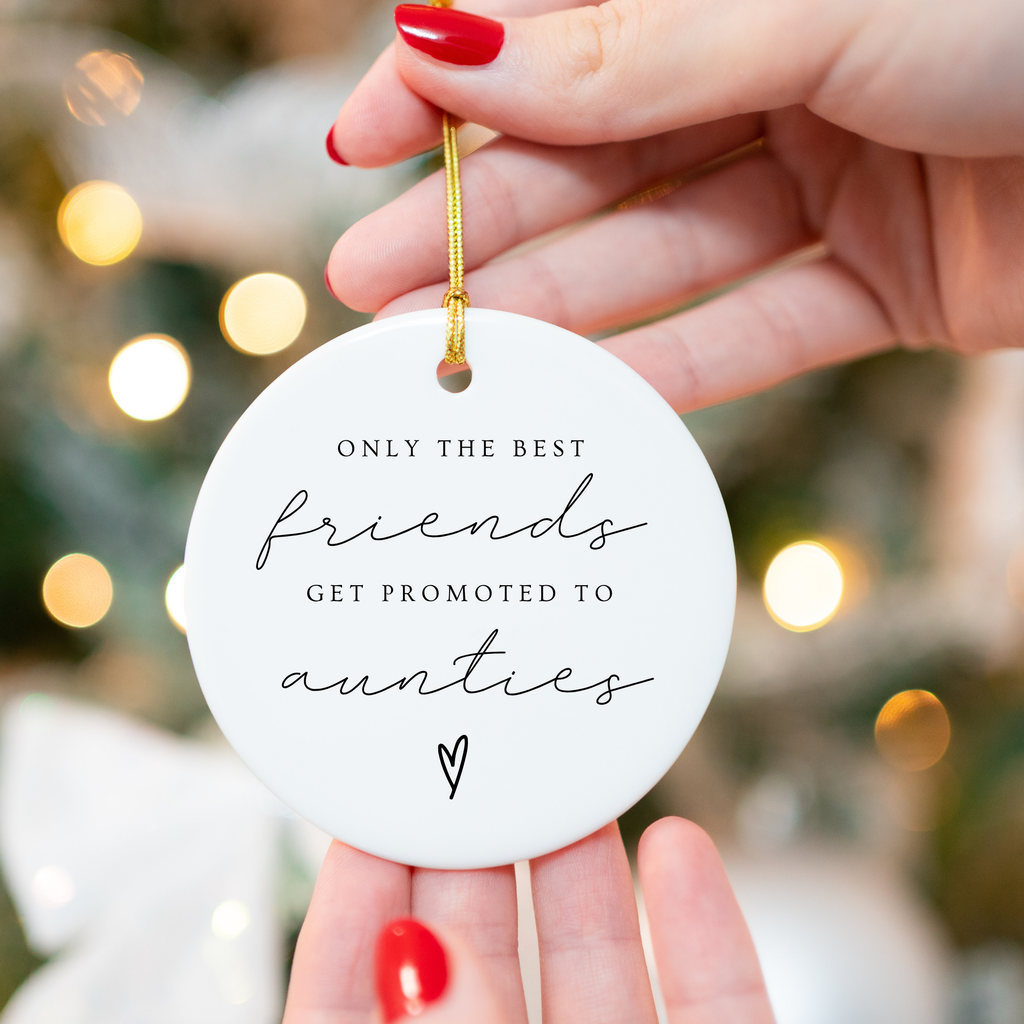 Best Friends Promoted to Aunties Ornament