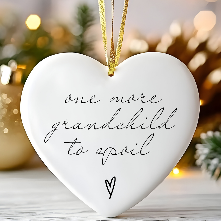 One More Grandchild to Spoil Ornament