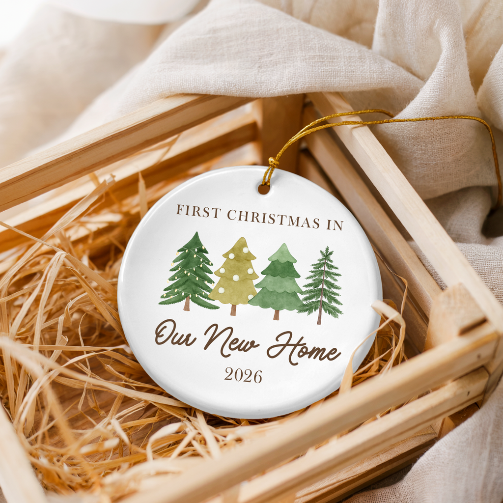 First Christmas in Our New Home 2026 Ornament
