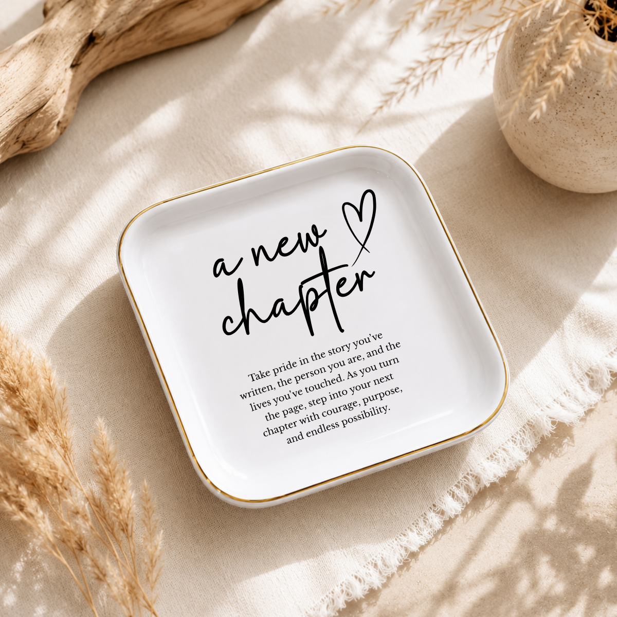 Personalized Retirement Ring Dish – A New Chapter