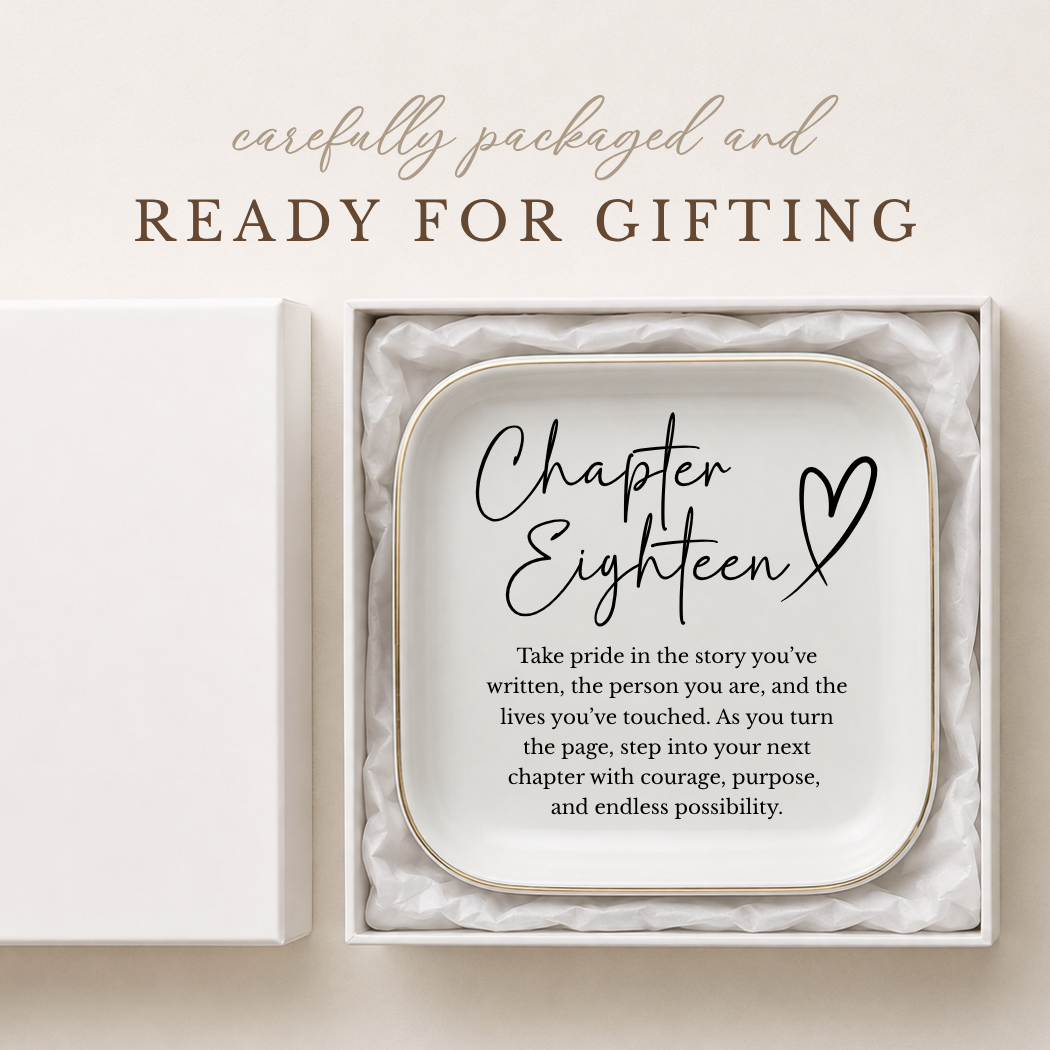 Chapter Eighteen Ring Dish – 18th Birthday Gift
