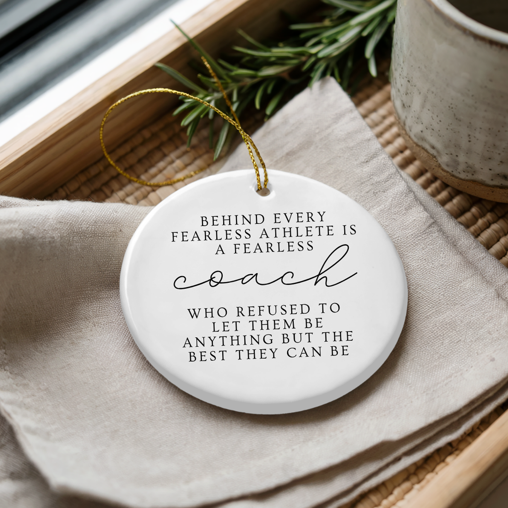 Coach Appreciation Ornament – End of Season Gift