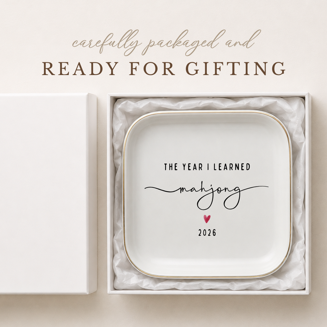 Mahjong Ring Dish – Gift for Mah Jong Lovers