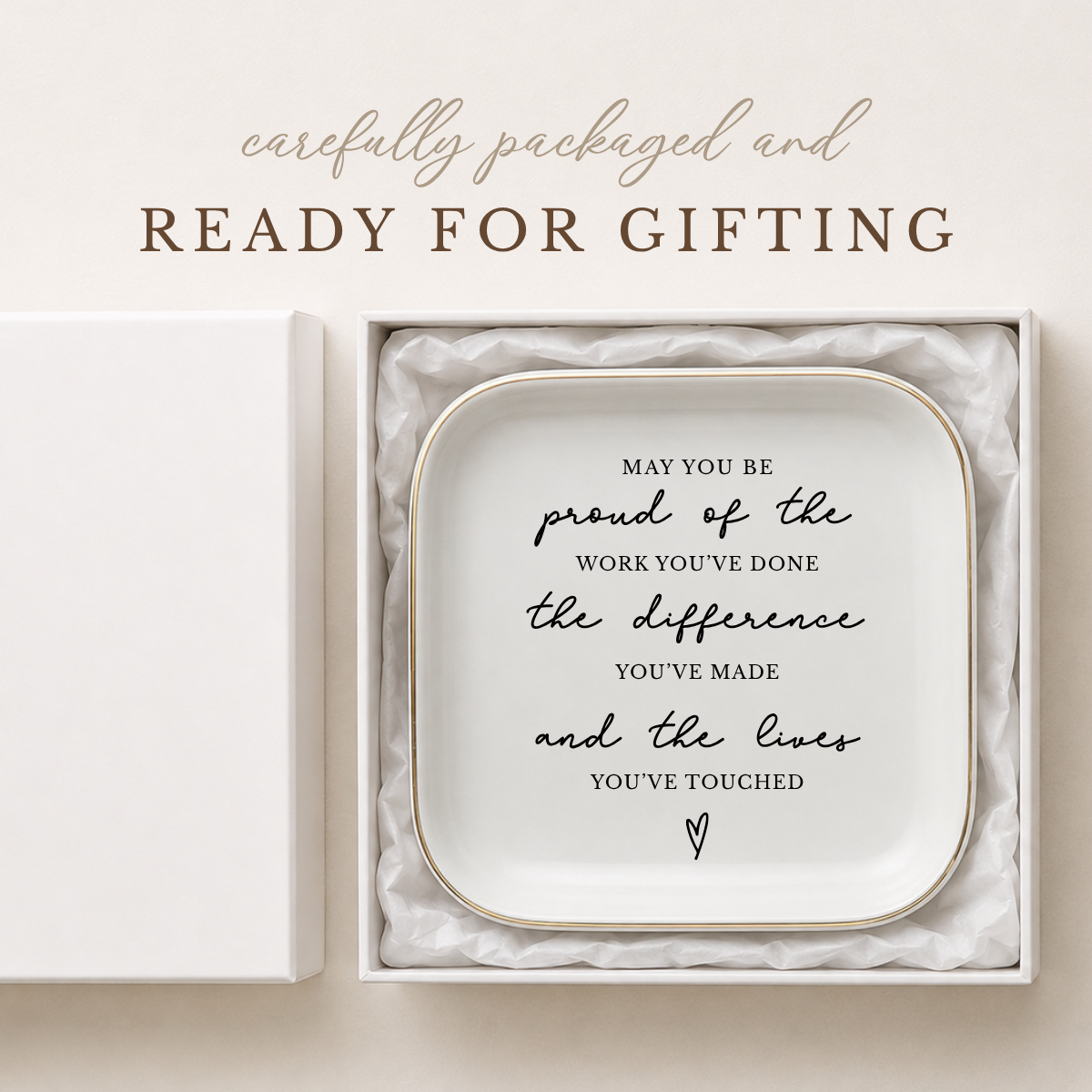 Retirement Jewelry Dish