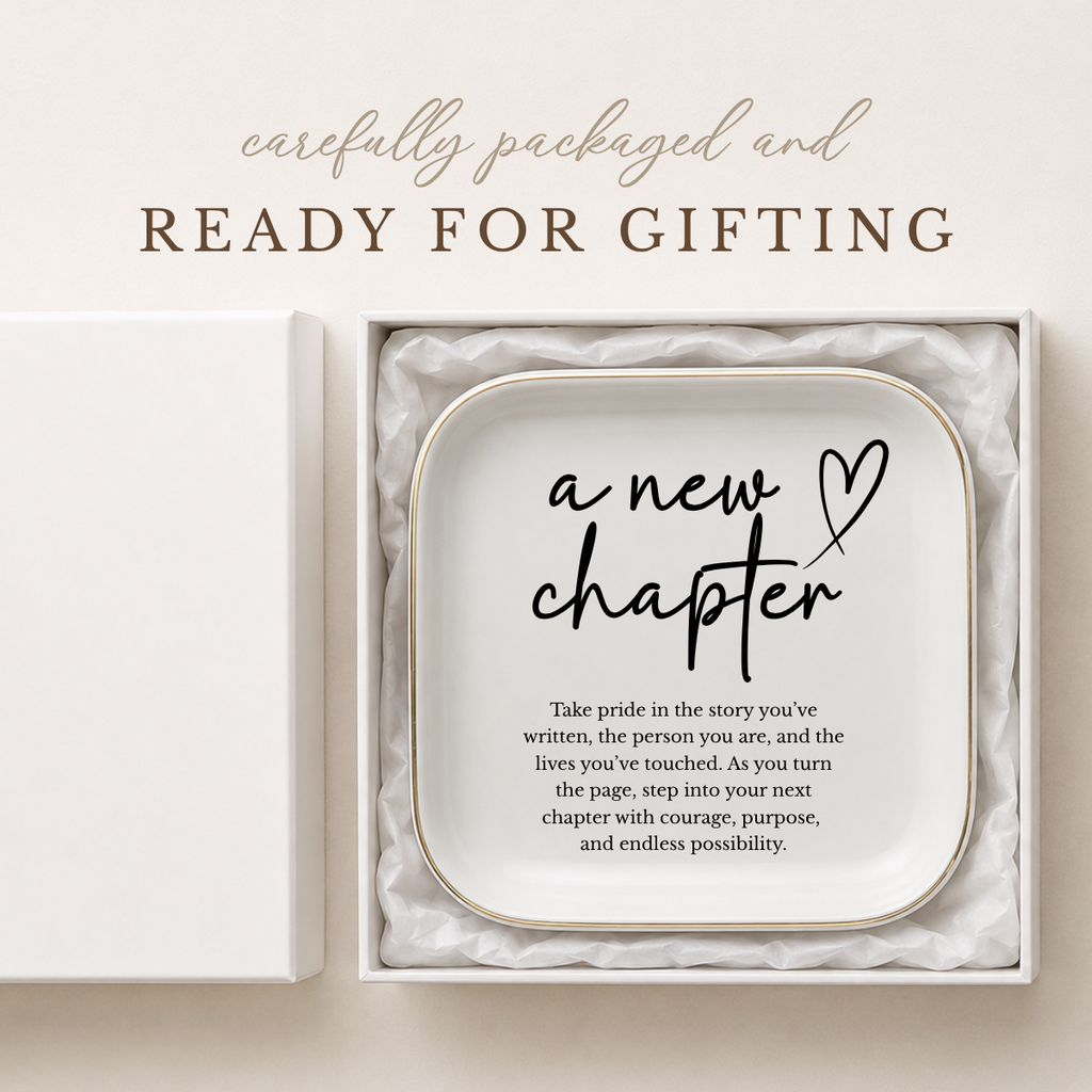 Personalized Retirement Ring Dish – A New Chapter