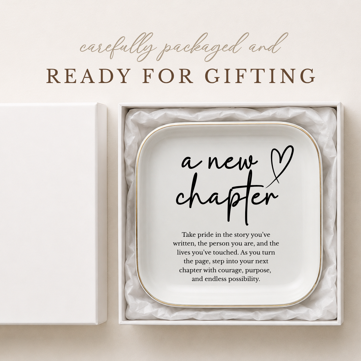 Personalized Retirement Ring Dish – A New Chapter