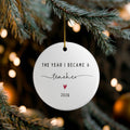 New Teacher Ornament 2026 – First Year Teacher Keepsake