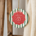 Baby’s First Christmas Ornament 2026 – Baby Rattle