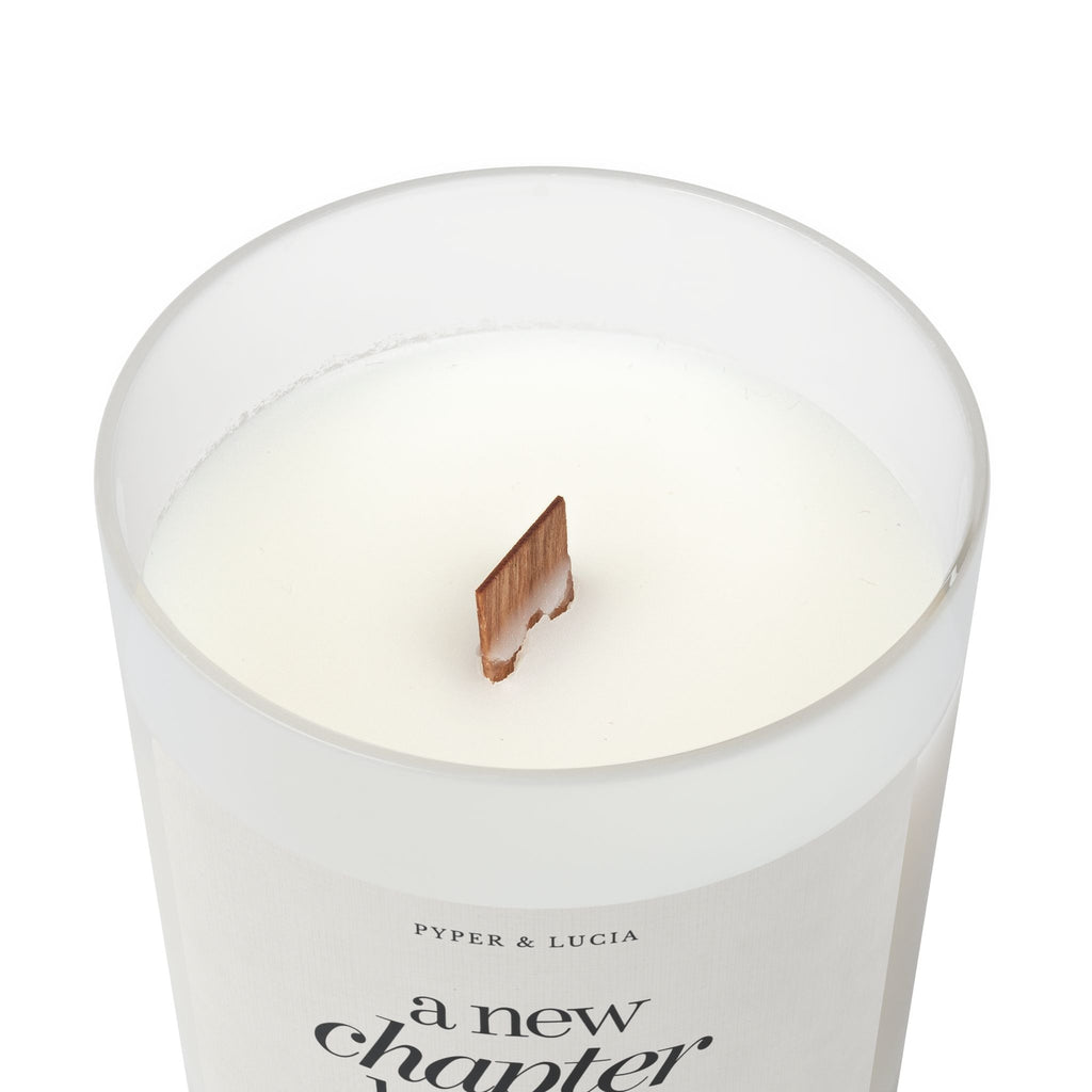 A New Chapter Begins Candle