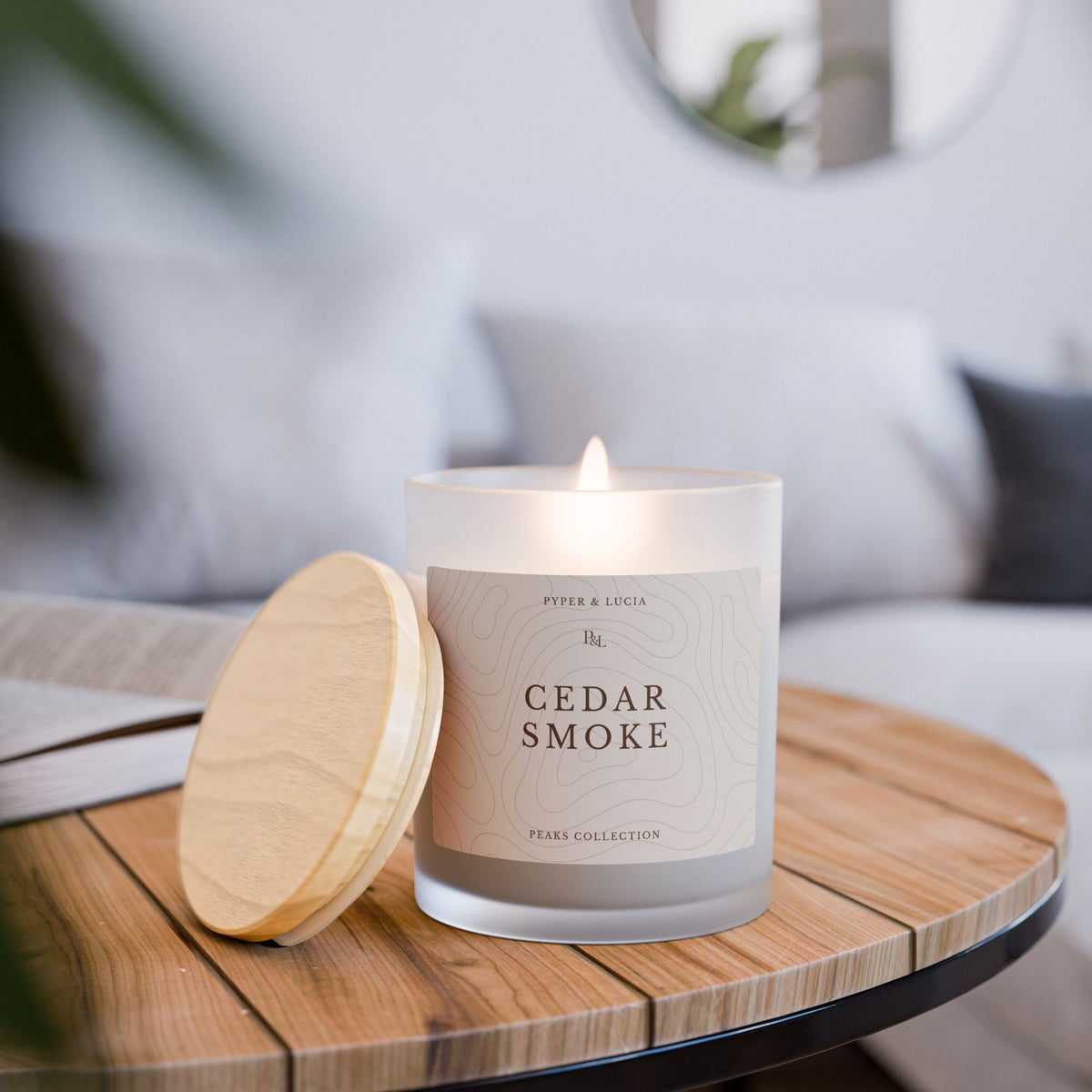 Cedar Smoke Candle