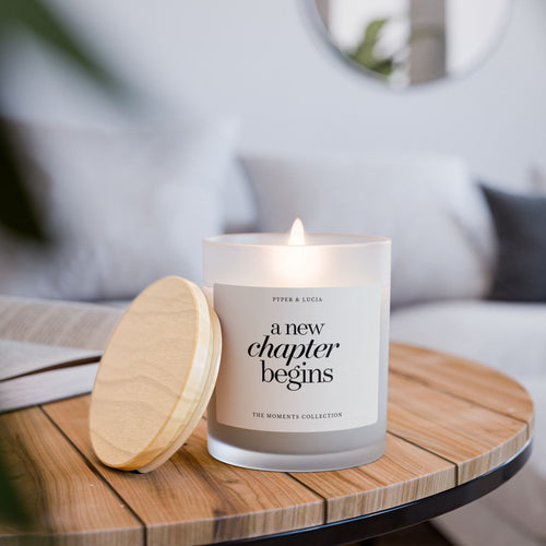 A New Chapter Begins Candle