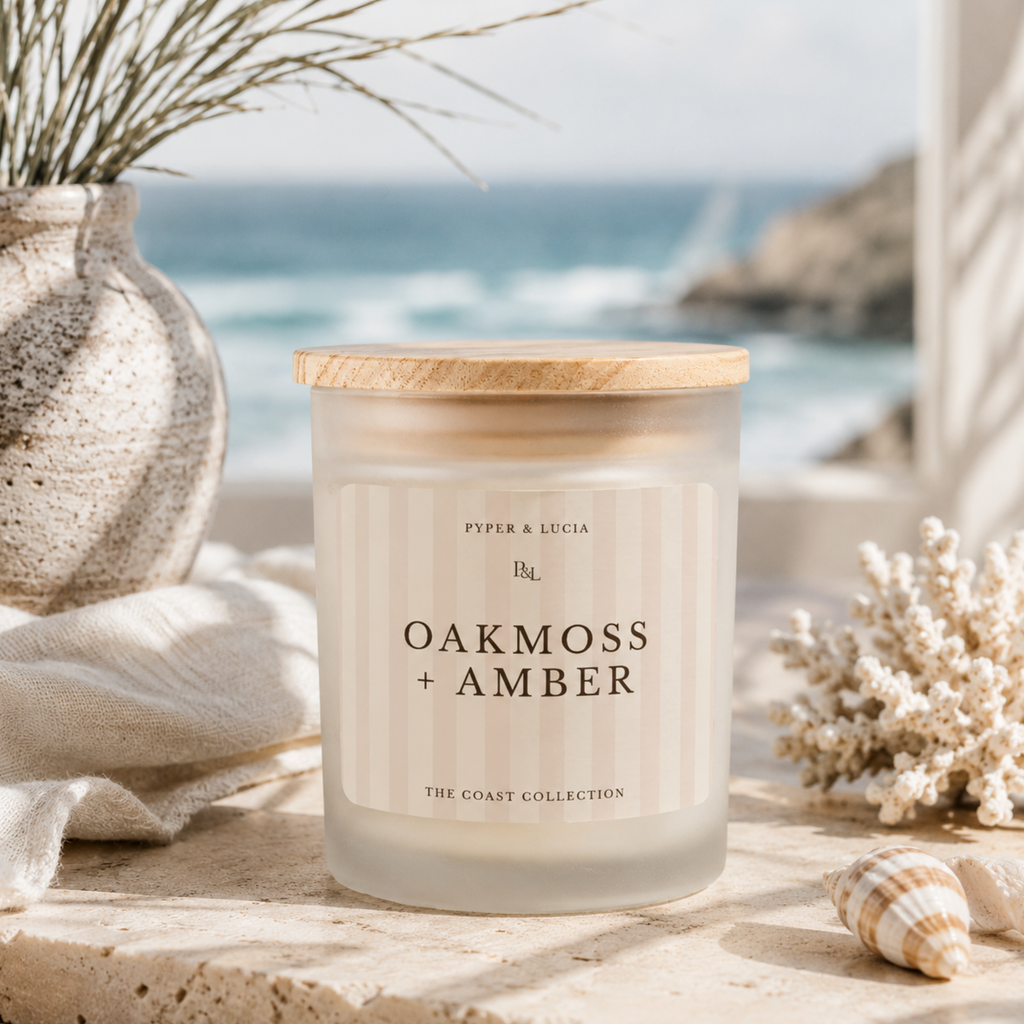 Oakmoss + Amber Candle