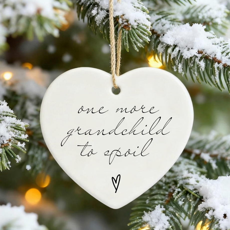 One More Grandchild to Spoil Ornament