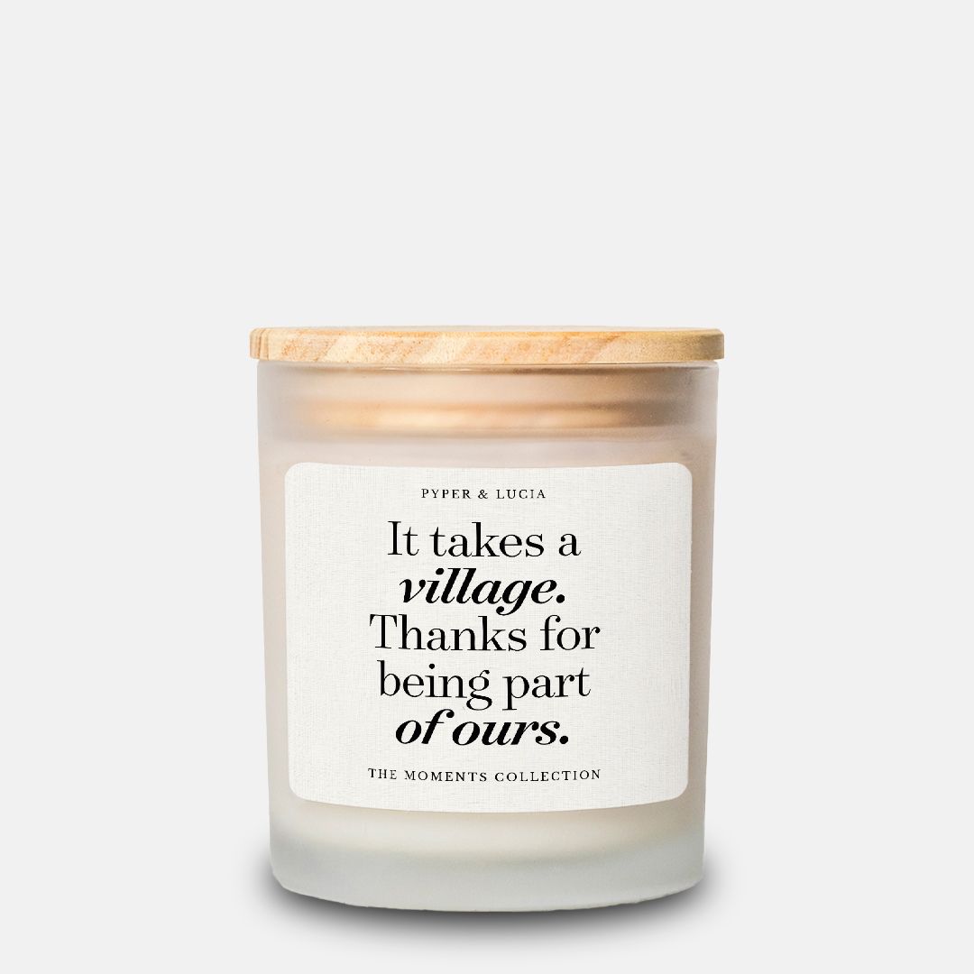 It Takes a Village Candle